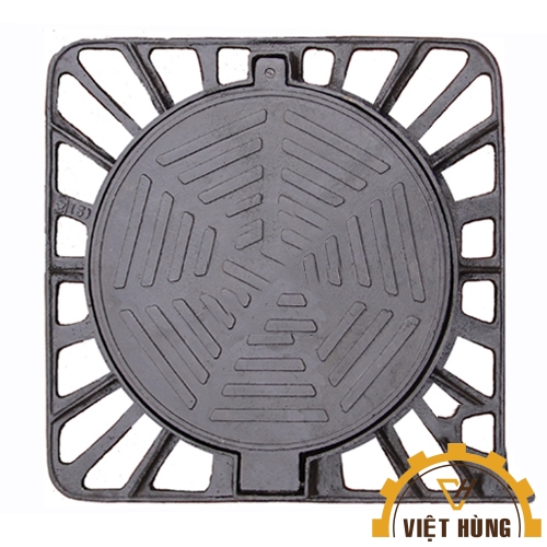 Nắp hố ga khung âm nắp tròn